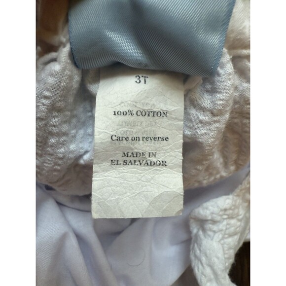 Everyday Heirloom 2/3 July 4 America Flag Patriotic Seersucker Smocked Bubble - Picture 4 of 6